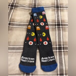American Red Cross x PAC-MAN socks Women’s medium NWOT